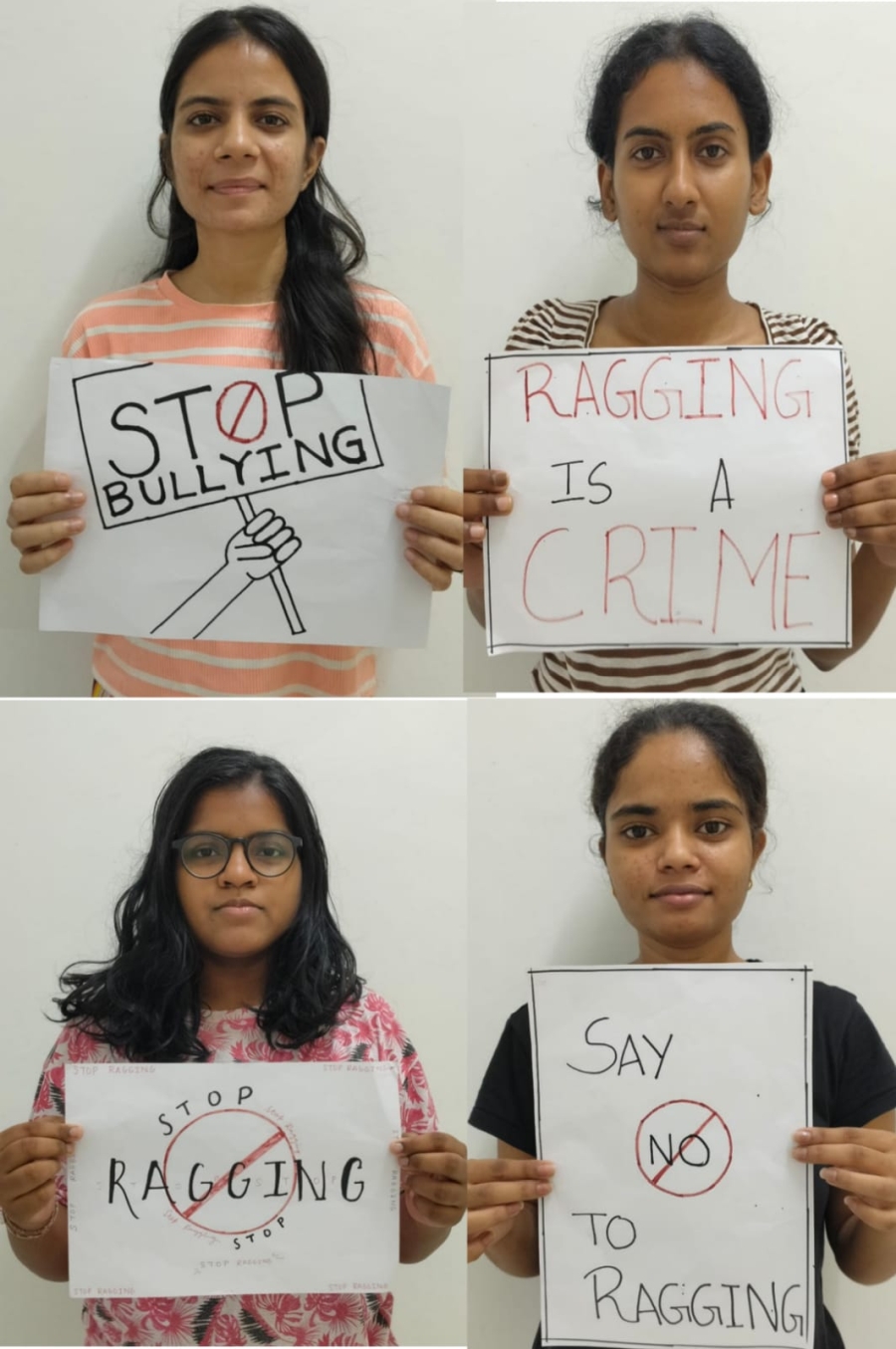 Anti Ragging Awareness Poster Slogan Making