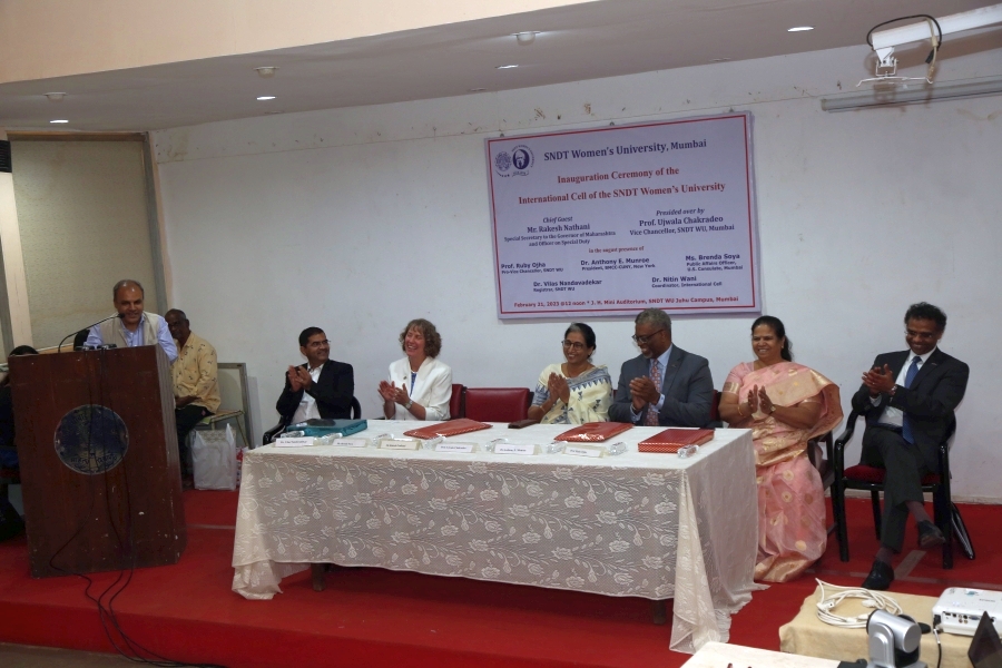 Inauguration Ceremony of the International Cell of SNDTWU
