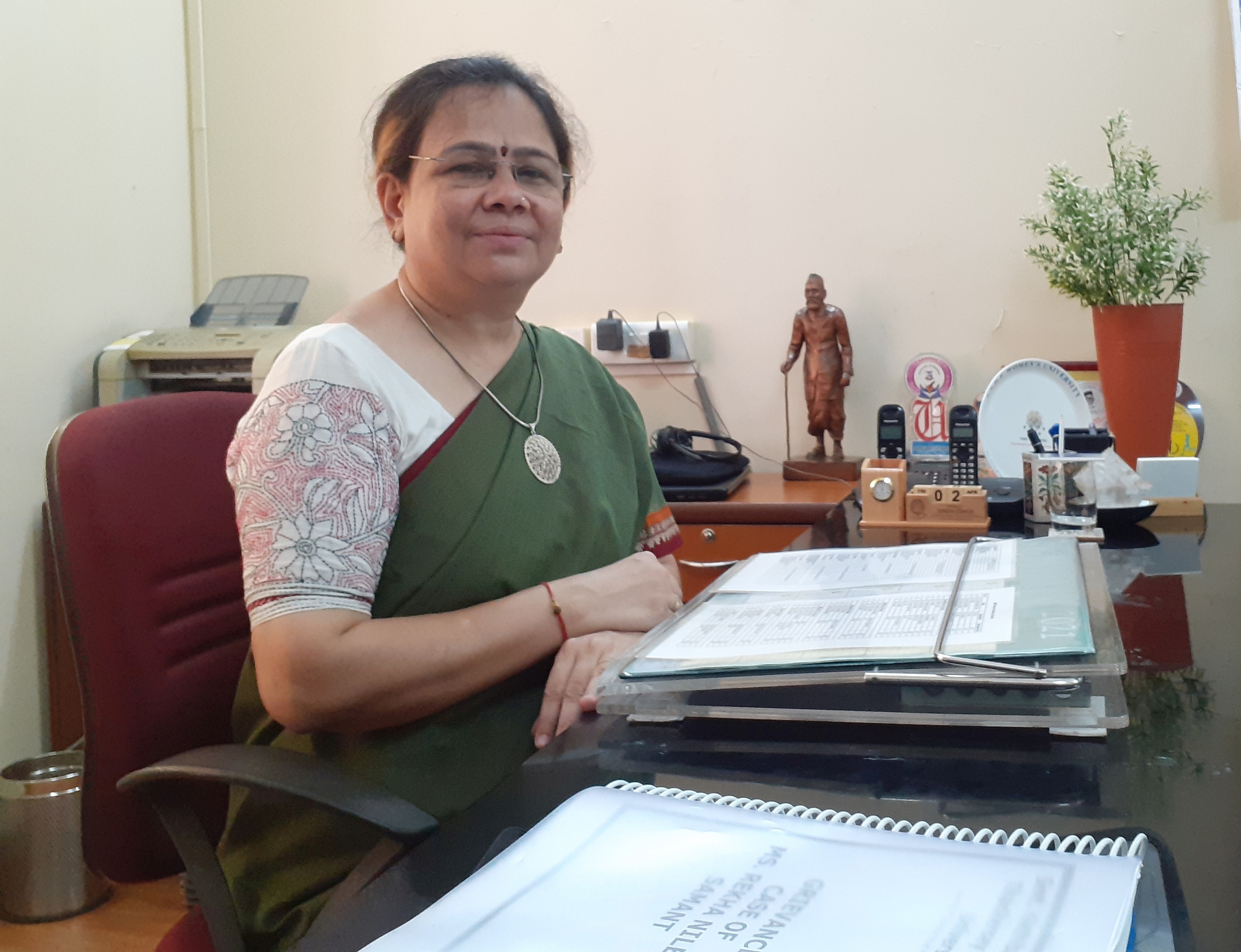 Dr. Mira K Desai, Registrar Additional Charge